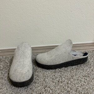 Asportuguesas Come Marble Sustainable Wool Mules Women's Size 38 7-7.5 Slip On